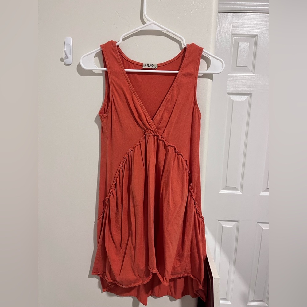 Orange dress